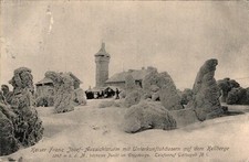 AK /Kaiser Franz Josef - Aussichtsturm auf dem Keilberg ,Gottesgab Tschechien ,