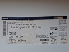 Bruce Springsteen Konzertkarte, Ticket, 30.5.2012 Berlin Olympiastadion, Sammler
