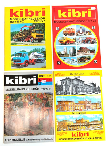 Kibri konvolut 4x kataloge - kibri,