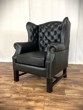 Chesterfield Ledersessel Kensington Wing Sessel Vintage Design
