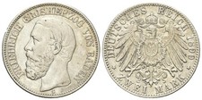 Baden - Friedrich I. - 1856-1907 - 2 Mark 1899 - J.28