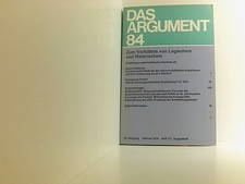 Das Argument - Band 84 -