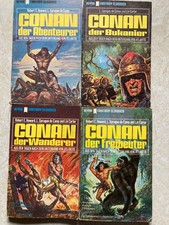 4 x Robert E. Howard - Conan - Der - Abenteurer, Bukanier, Wanderer, Freibeuter