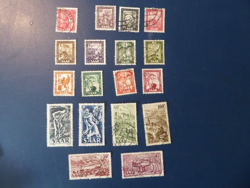 Briefmarken saarland satz - briefmarken,