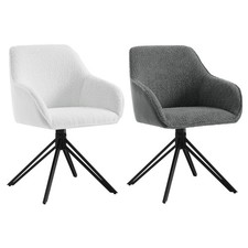 WOLTU 1/2/4/6x Esszimmerstuhl Küchenstühle drehbare Polsterstuhl mit Armlehnen