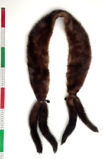 Nerz Kragen Stola  Schal Braun Saga sehr guter Zustand