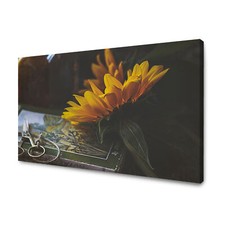 CANVAS Leinwandbilder XXL Wandbilder Kunstdruck Sonnenblume Größe 40x30-120x80
