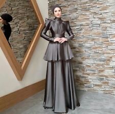 Abendkleid / Satinkleid/ Abiye / hijab dress / Tesettür Elbise