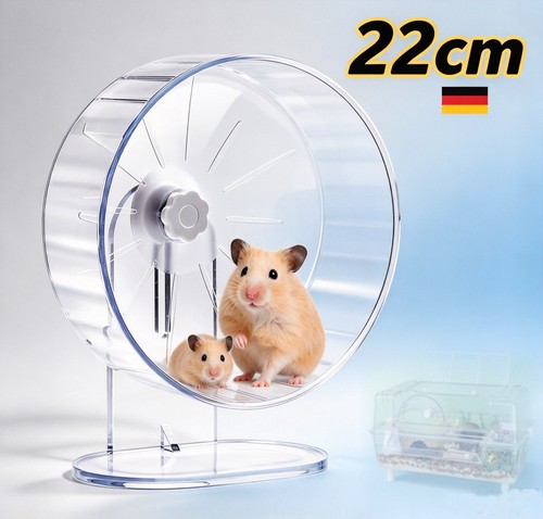 22cm leises hamster laufrad - 22cm,