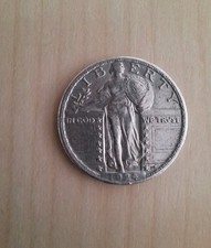 USA Quarter Dollar 1924 Silber Standing Liberty Quarter