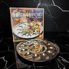 WMF STRASSBURG EIERKABARETT EIER-SERVIERPLATTE EIERPLATTE CROMARGAN