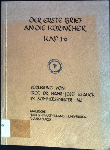 Der erste brief die - an,