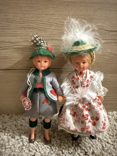 Vintage stoll trachtenpuppen - vintage,
