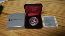Kanada Canada Royal Canadian Mint Dollar 1885 - 1985 Elch Silver Silber im Etui
