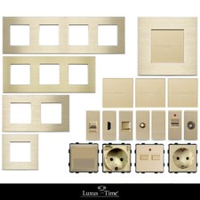 LUXUS-TIME Lichtschalter Alu