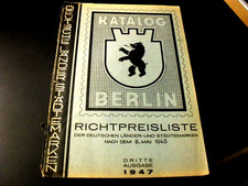Stamp catalogue Berlin -