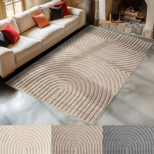 Teppich wohnzimmer skandi boho - teppich,