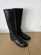 Miu Miu Designerstiefel Elegant Schwarz Lederstiefel Gr 36, sehr hohe Neupreis. 