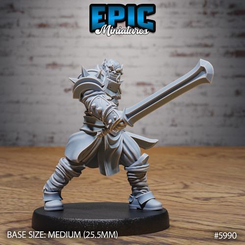 Miniature dark orc - dark,