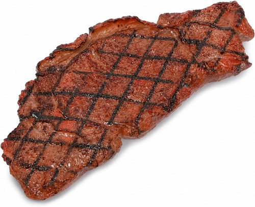 Lebensechtes kunststoff steak - lebensechtes,