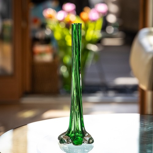 Retro glas vase grün 60er - retro,