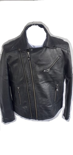 Herren lederjacke bikerjacke - herren,