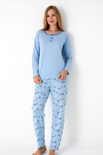 Damen Schlafanzug Pyjama-Set