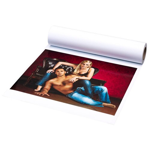 Dots plotterpapier foto glossy - dots,