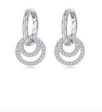 Kleine Klapp Creolen  Sterling