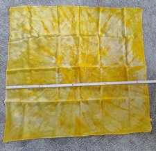 Seidentuch gelb 86cm