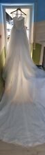 Traum Hochzeitskleid /Brautkleid, abnehmbarere 2m Schleppe, Reifrock, wie neu