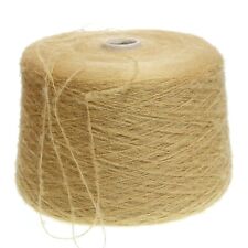 (19,90€/kg) Mohair Wolle Senf Garn Stricken Strickwolle Konen /A16a