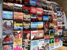 60 Stück Konsalik Liebes Romane. Bücher, Versch. Titel usw. Konvolut, Sammlung,