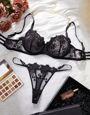 Edles BH Set-Bustier-Top im