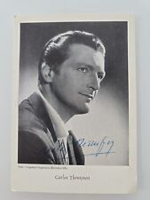 CARLOS THOMPSON Autogramm Signiert Autogrammkarte Original Autograph Signed 