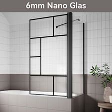 Badewannenaufsatz glas