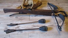 Mittelalterlich anmutende Larp Armbrust mit Köcher und 5 Bolzen