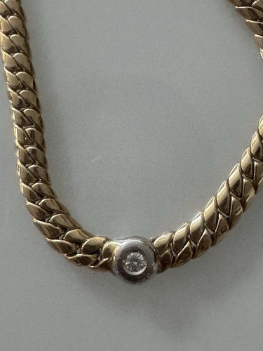 Collier panzer kette - collier, 585er/14