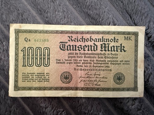 Reichsbanknote 1000 mark - 1000,