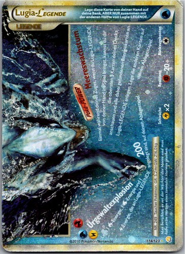 Pokémon lugia legende 114 123 - legende, 114/123