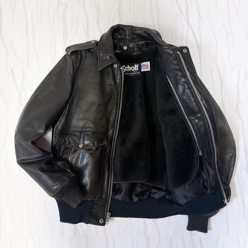 Schott leather flight - leather,