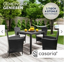 Casaria Sitzgruppe Polyrattan
