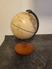 Vintage Globus Mit Holzfuß
