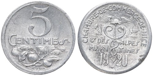 Frankreich france 5 - frankreich, centimes