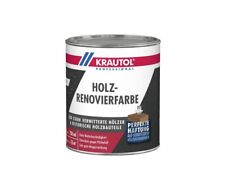 €10,66L  3,75 L Krautol Holzrenovierfarbe weiß tropfgehemmt elastisch Holz ect.