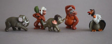 5x Dschungelbuch 1985 General,  kleiner Elefant, Geier,  Diener,  King Louis