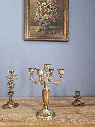 Vintage kerzenständer set 3 - kerzenständer,