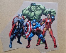 Bügelbild Superhelden Avengers 15x15cm Hoch