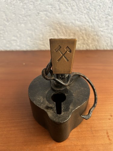 Alte grubenlampe frosch - alte,