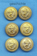 Kriegsmarine, 6 Knöpfe für